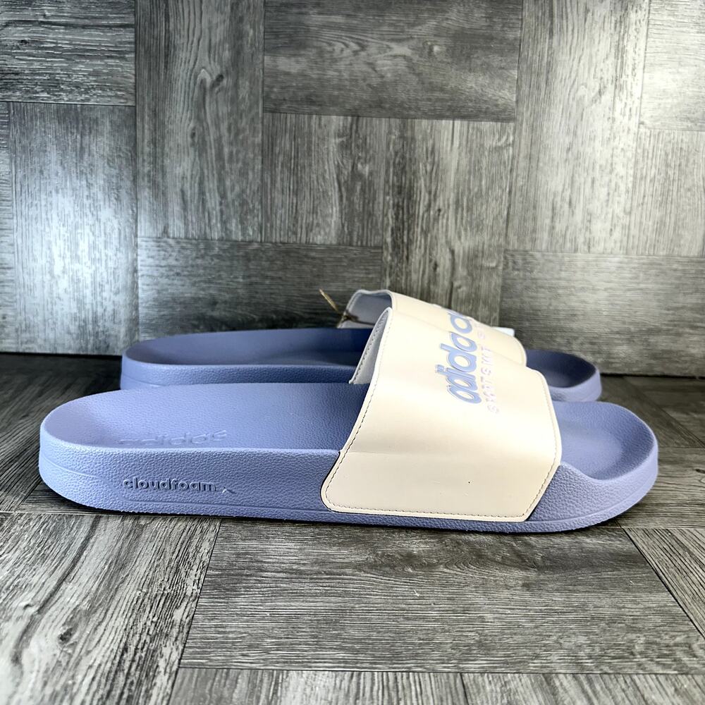 Adidas Adilette Shower Slides Men's size 17 Pink Lavender